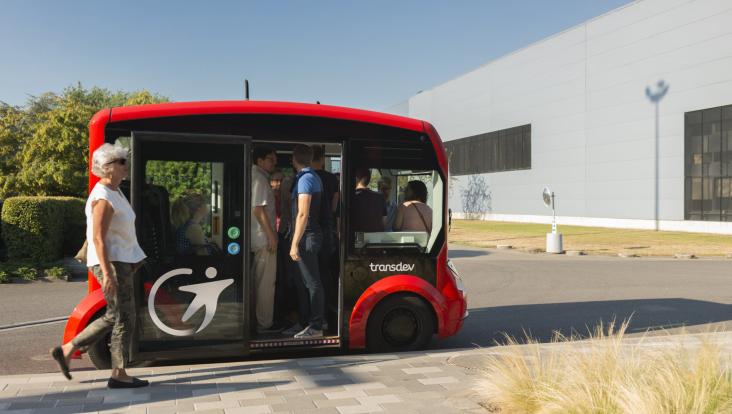Véhicule autonome Transdev