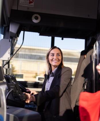 Conductrice de bus
