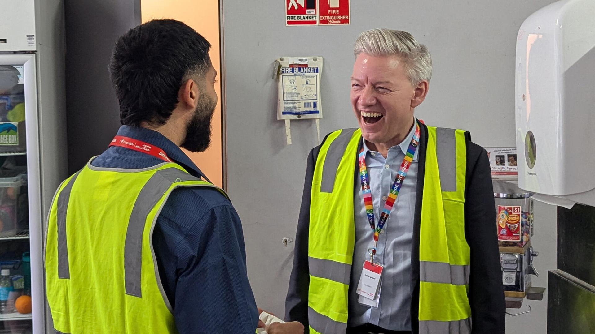 Australia - Sydney - Transdev John Holland Bus - Employees smiling
