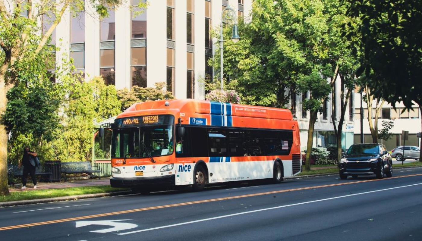 TransDev Nassau County Express NICE Bus