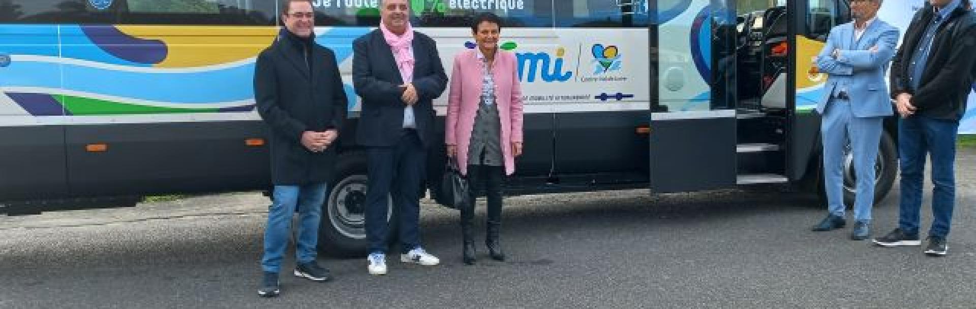 Inauguration 1er bus électrique IVECO Daily