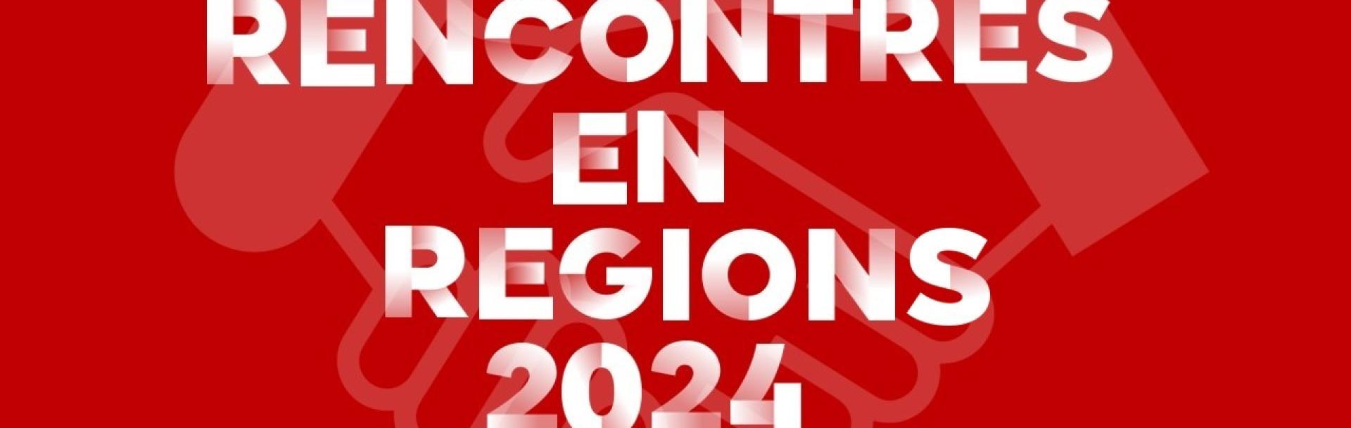 Affiche pour le retour sur les rencontres en régions