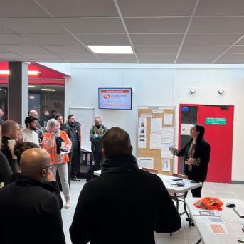 équipes de Transdev Grand Reims sécurité