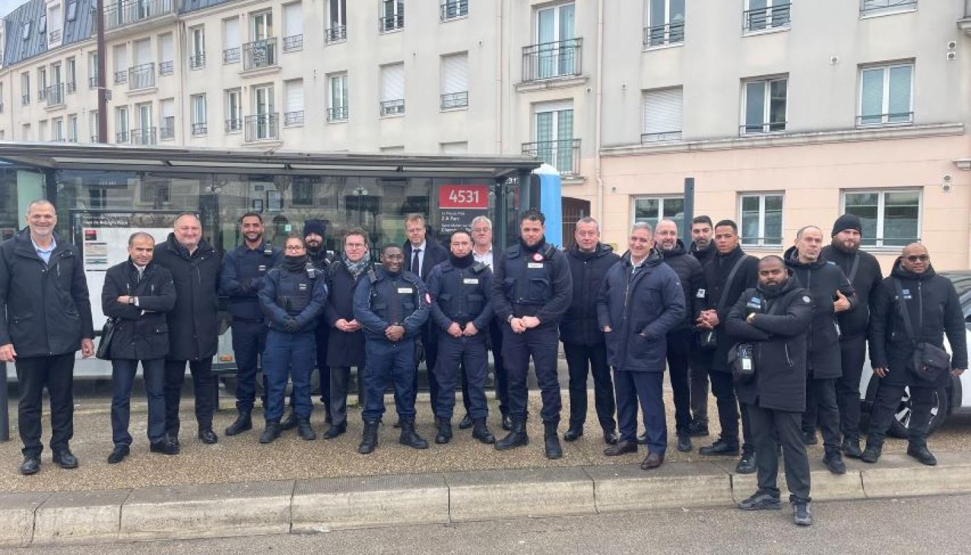 Equipe sécurité à Transdev Coeur Essonne