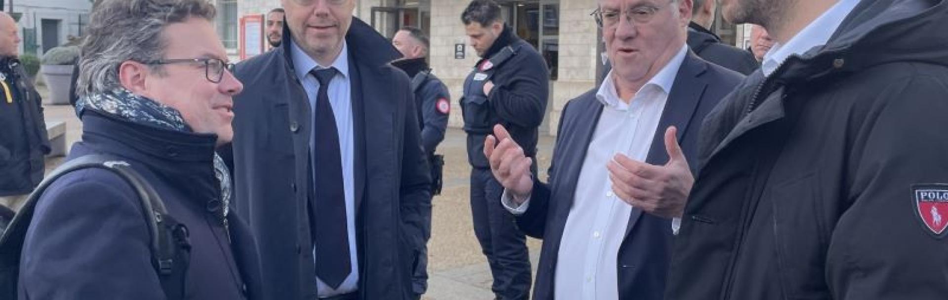 Visite Transdev Coeur Essonne avec Pierre Talgorn