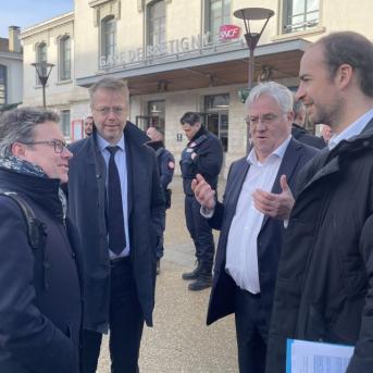 Visite Transdev Coeur Essonne avec Pierre Talgorn
