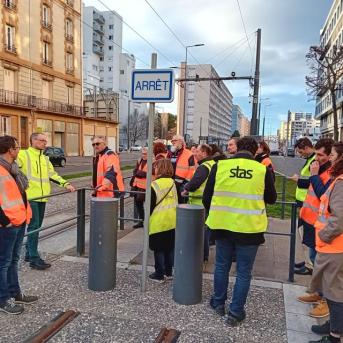 35 ème rencontre groupe sécurité tramway avec la STAS