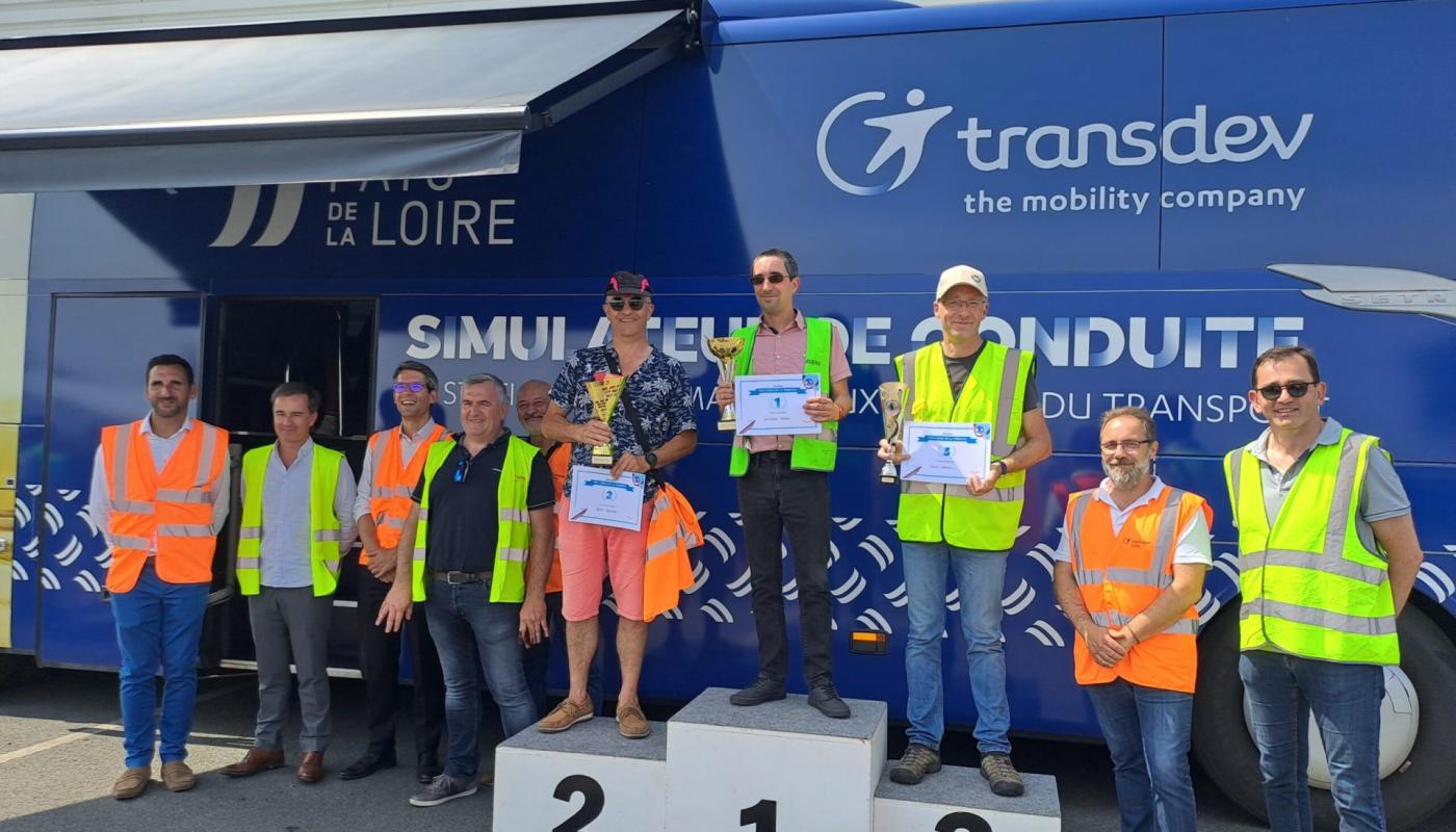 Podium du challenge de la conduite dans les Pays de la Loire