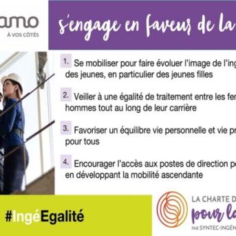 Transamo s’engage en faveur de la mixité dans l’ingénierie, en signant la Charte de la mixité élaborée par Syntec-Ingénierie.
