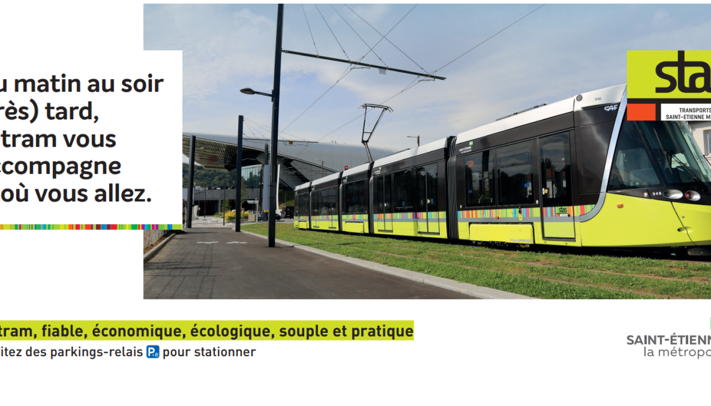 Affiche campagne tramways STAS