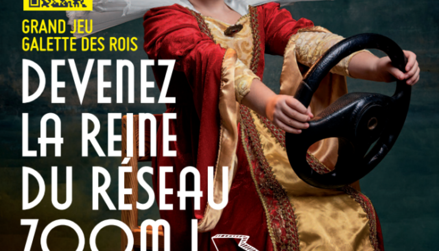 Affiche du jeu concours Devenez la Reine du réseau Zoom