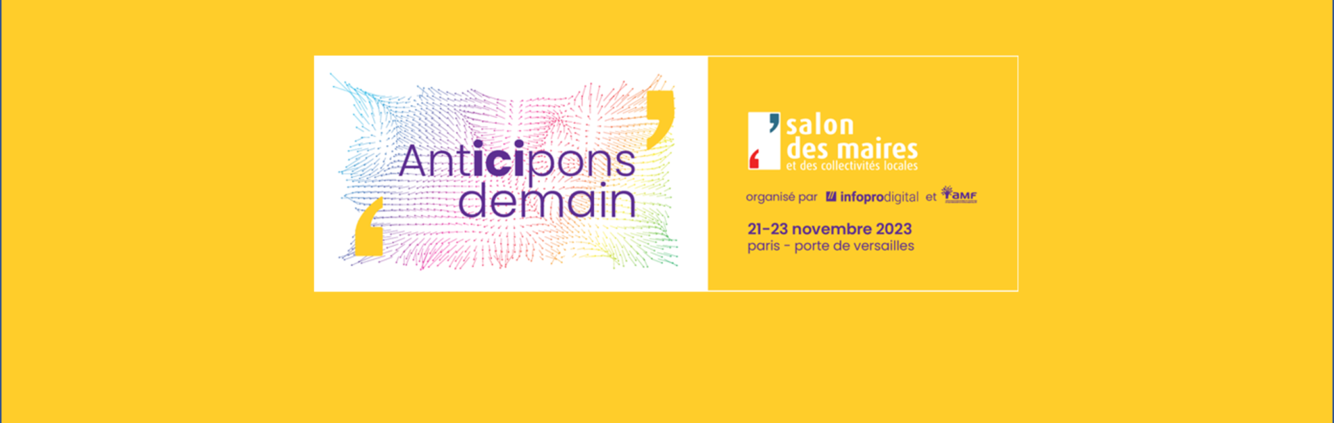 Affiche Salon des Maires 2023