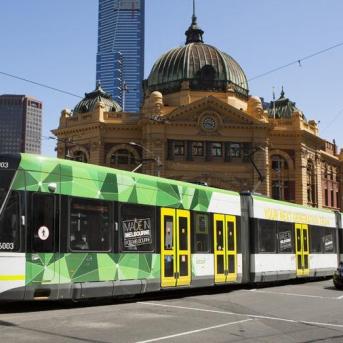 Australia Yarra trams in Melbourne