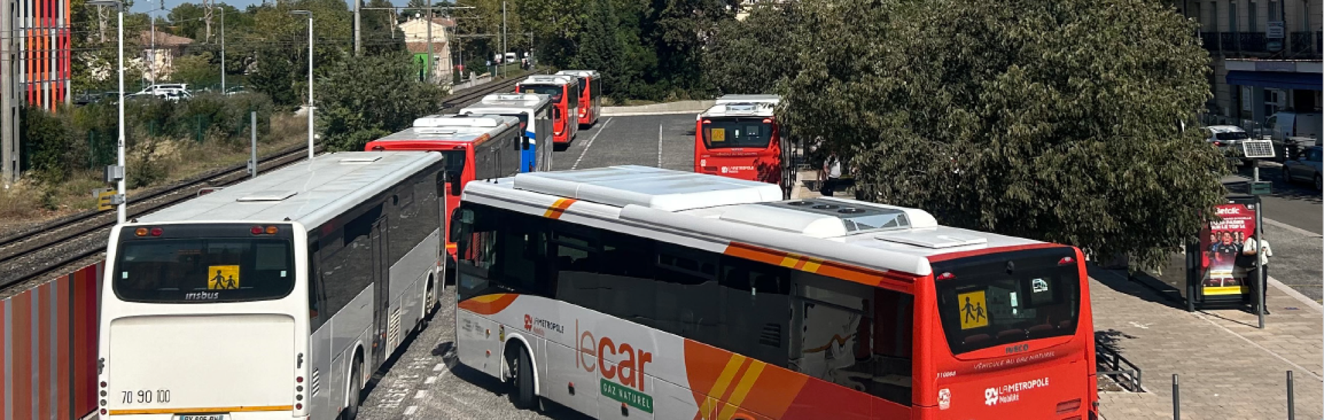 Autocar au gaz naturel la Métropole Aix-Marseille