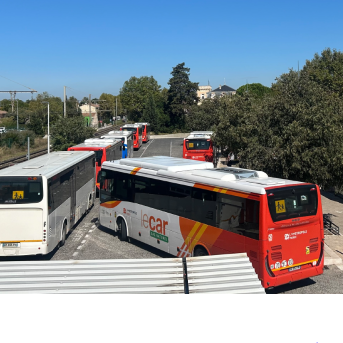 Autocar au gaz naturel la Métropole Aix-Marseille