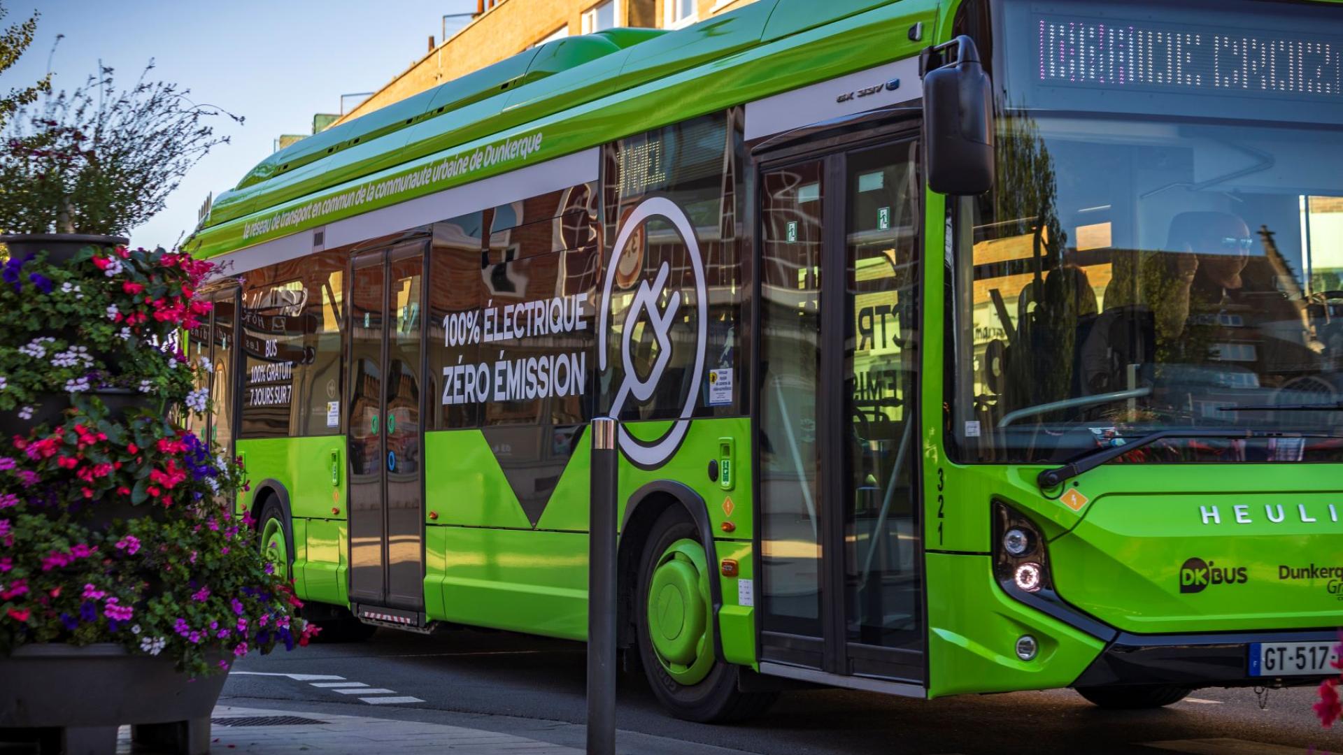 Bus électrique DK'BUS à Dunkerque