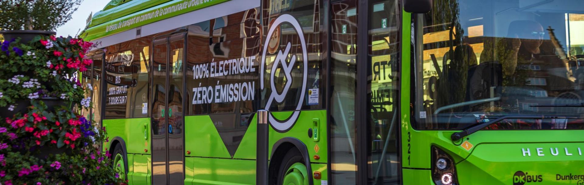 Bus électrique DK'BUS à Dunkerque