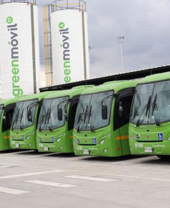 Bus électriques verts - green electric buses - green-movil Colombie - Colombie