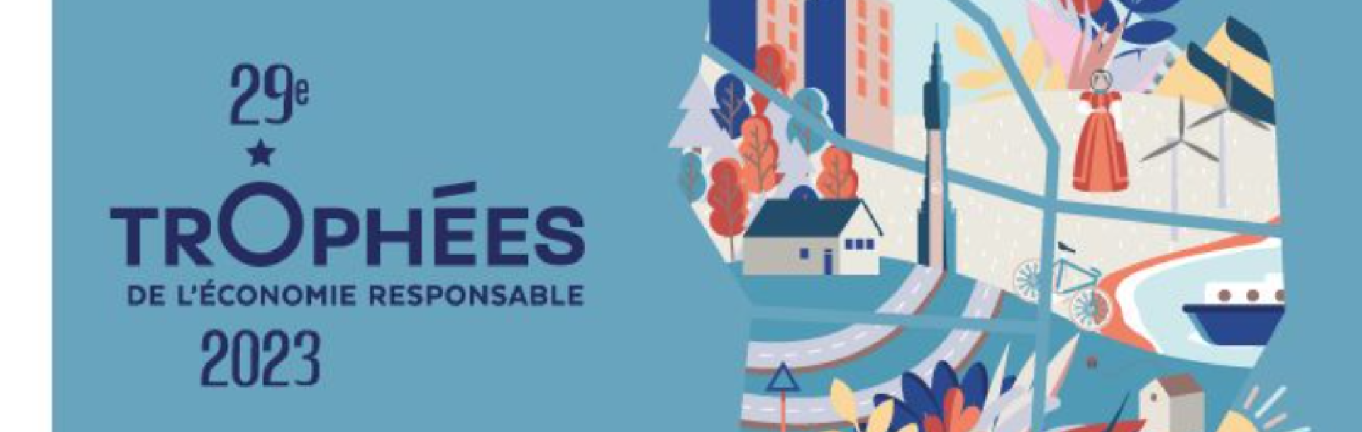 Affiche des Trophée de l'économie responsable