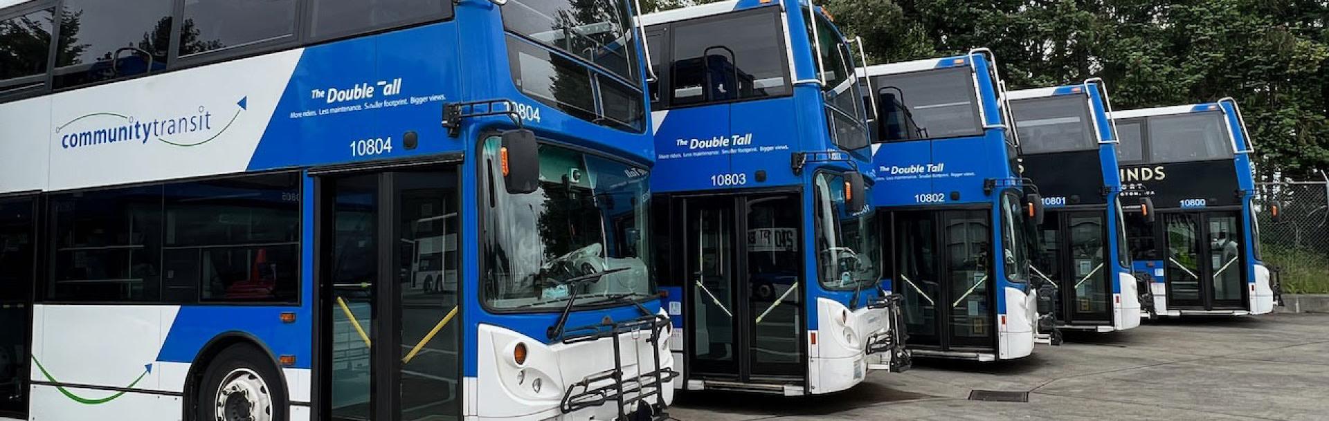 Community Transit buses