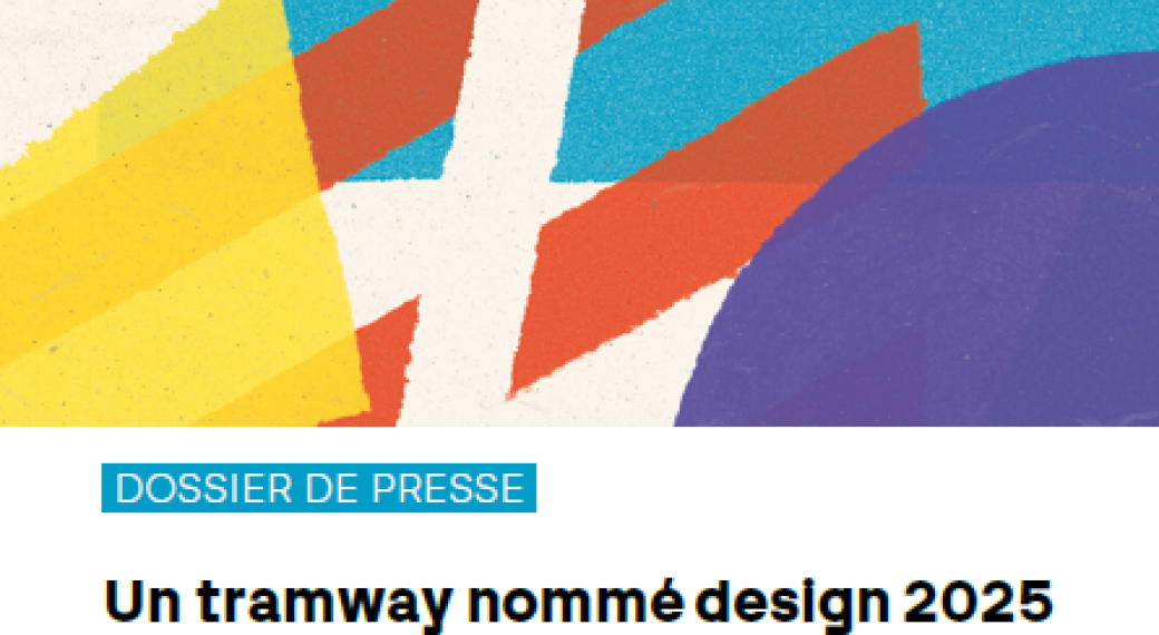 Couverture Dossier de presse STAS Un tramway nommé design