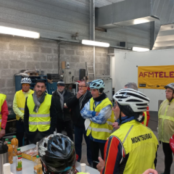 Equipes de Transdev STAO 49 soutient Telethon 2023 Aleop