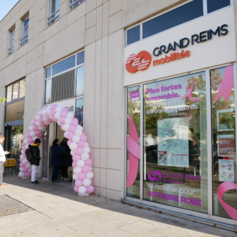 Façade agence Grand Reims Mobilités