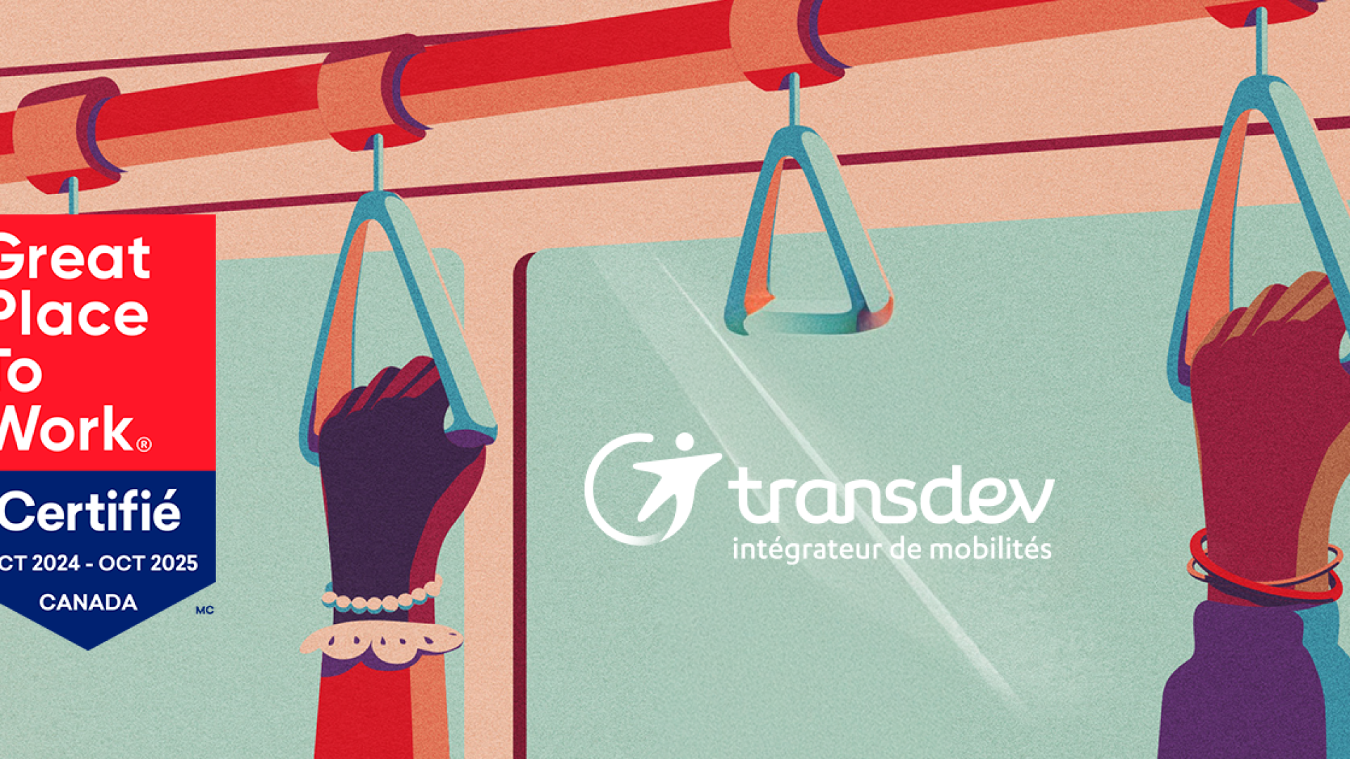 Transdev canada obtient pour la seconde fois la certification Meilleurs Lieux de travail®