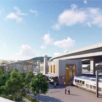 Illustration site de maintenance et de remisage SMR_Nice