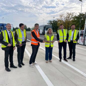 Inauguration de la station V-GAS BioGNV