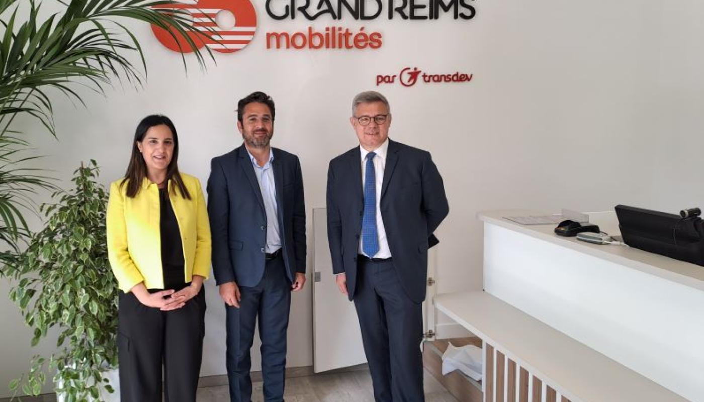 Inauguration de la Maison de mobiités Grand Reims Mobilités