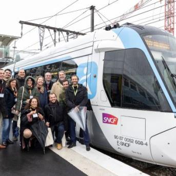 InaugurationT12 Le tram-train entre Massy et Evry-Courcouronnes