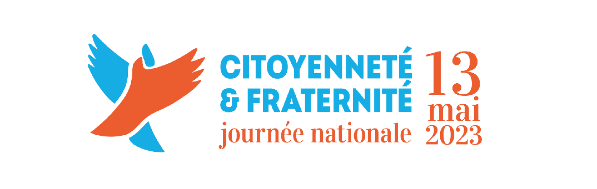 Logo Journée Nationale Citoyenneté et Fraternité 2023