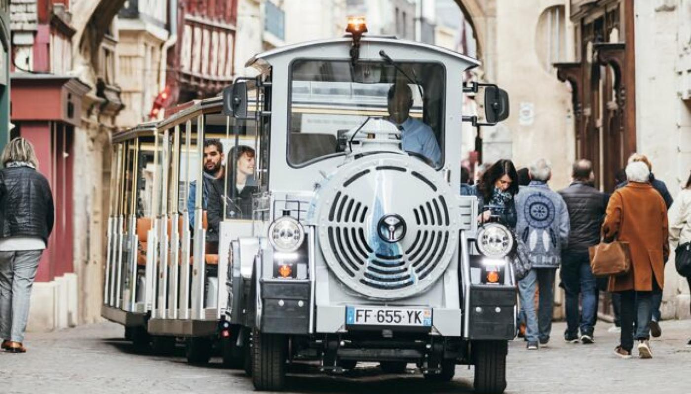 Petit train électrique de la ville de Rouen