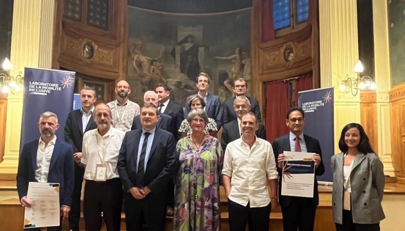 Les 10 ans du Laboratoire de la Mobilité inclusive participants signataires de la déclaration commune