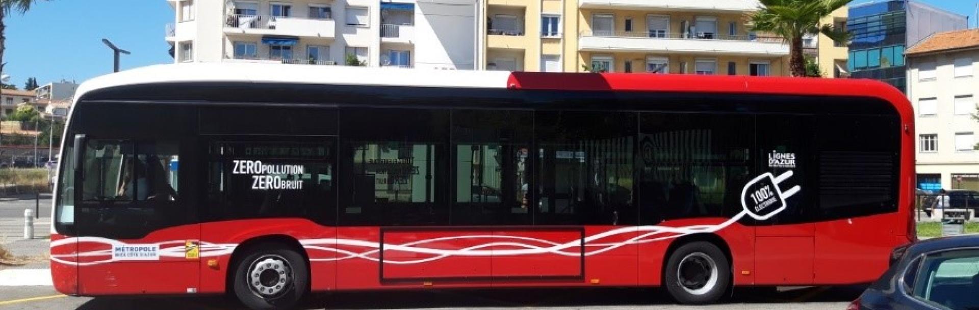 Bus L'électro-mobilité par pantographes