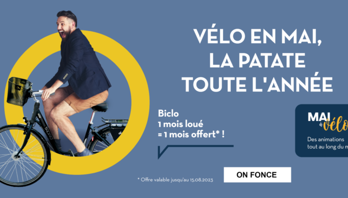 Mai à vélo biclo 2
