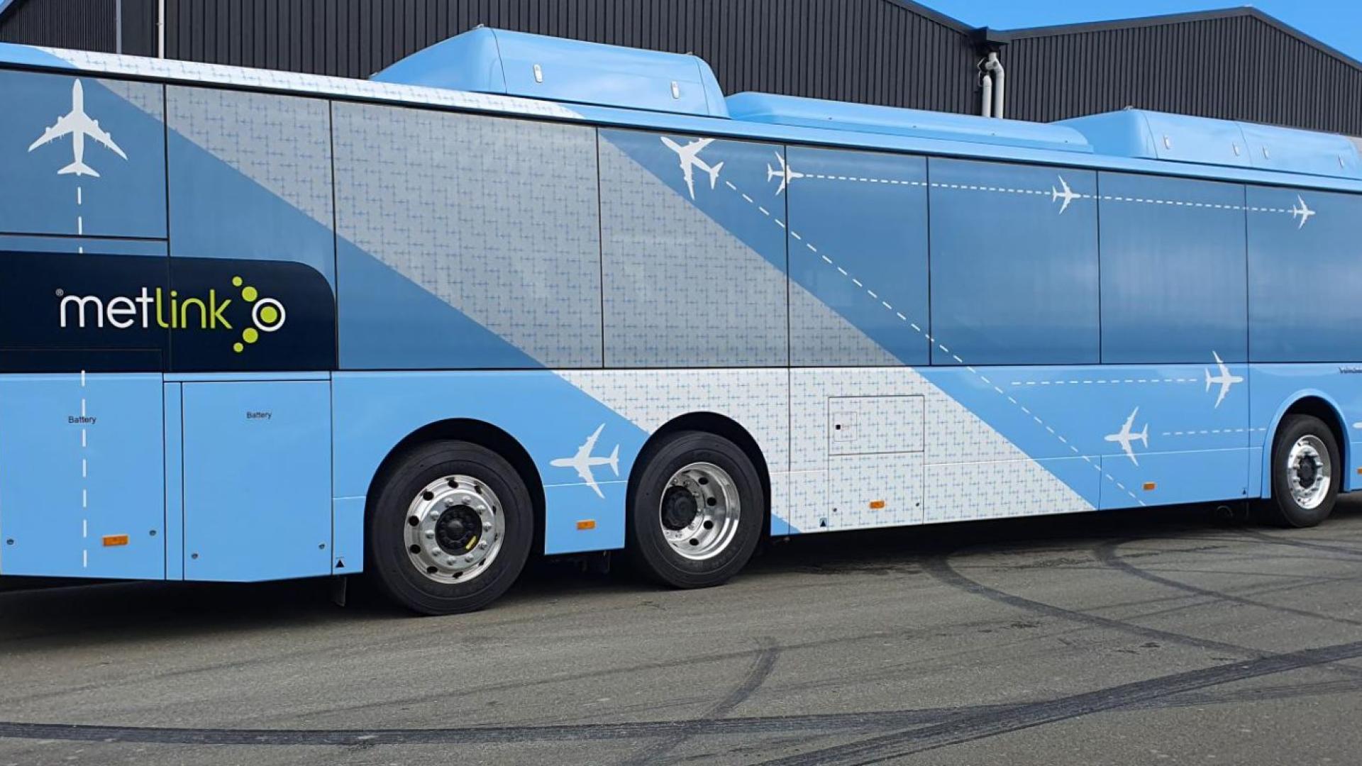 Metlink Airport Express bus in Wellington