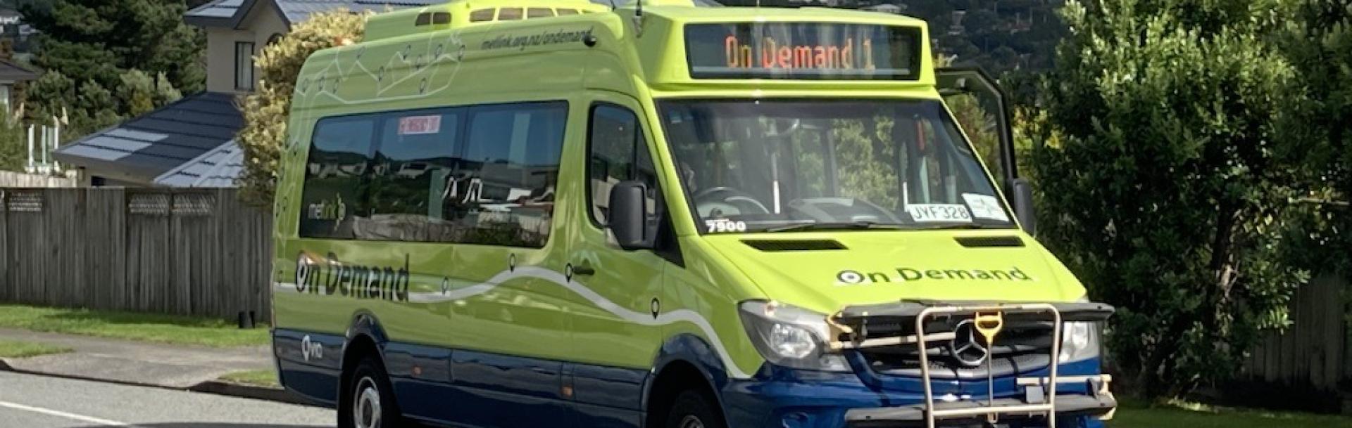 Metlink On Demand vehicle