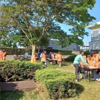 Accueil d'une classe de 4ème lors de Portes Ouvertes Transdev STAO 49