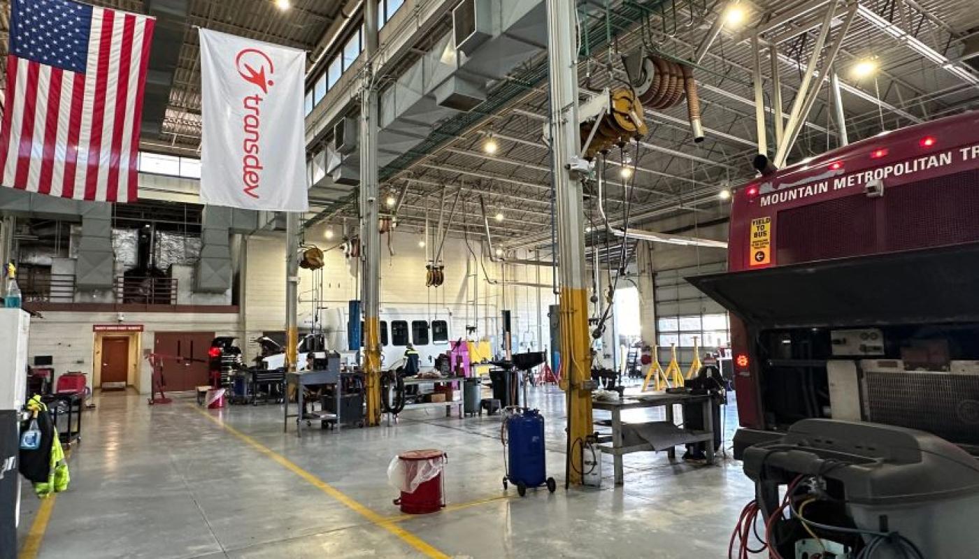 Montain metro transit dépôt