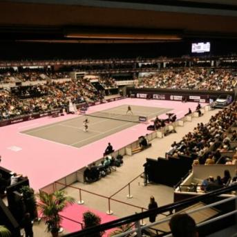 Court de tennis quatrième édition de L’Open 6e Sens Immobilier– Métropole de Lyon