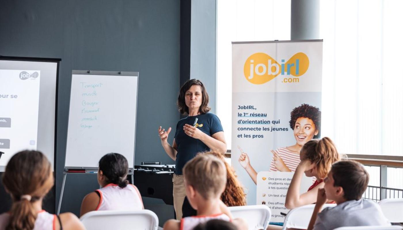 Participants à la deuxième édition du Tournoi des Collégiens LDLC ASVEL Féminin x Transdev avec Job IRL