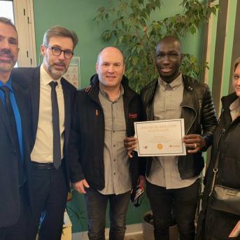 Photo de groupe collaborateurs de Flexilia au Havre