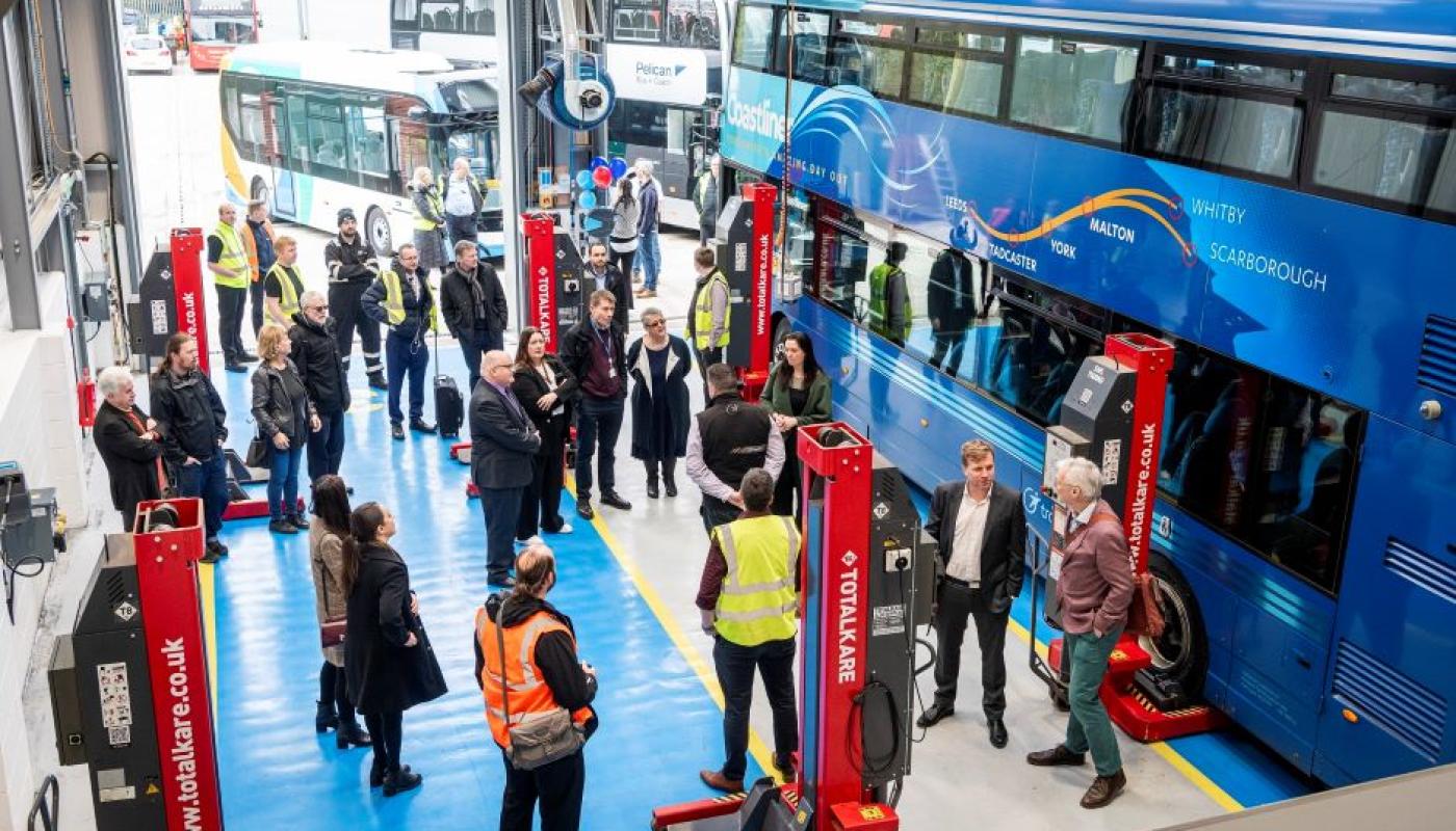 New depot opens guest inside building