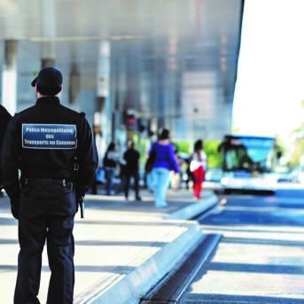 Police méropolitaine des transports_Montesson-bus stop