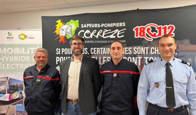 3 Pompiers, dont Jonathan Machula et Thomas Guignard