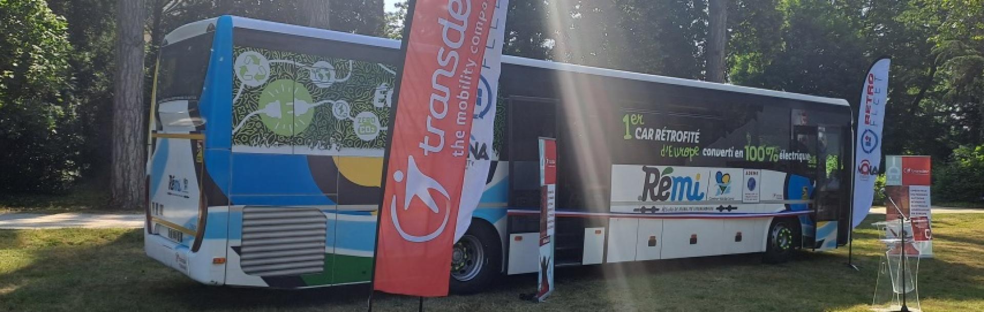 Premier autocar retrofité électrique homologué en Europe