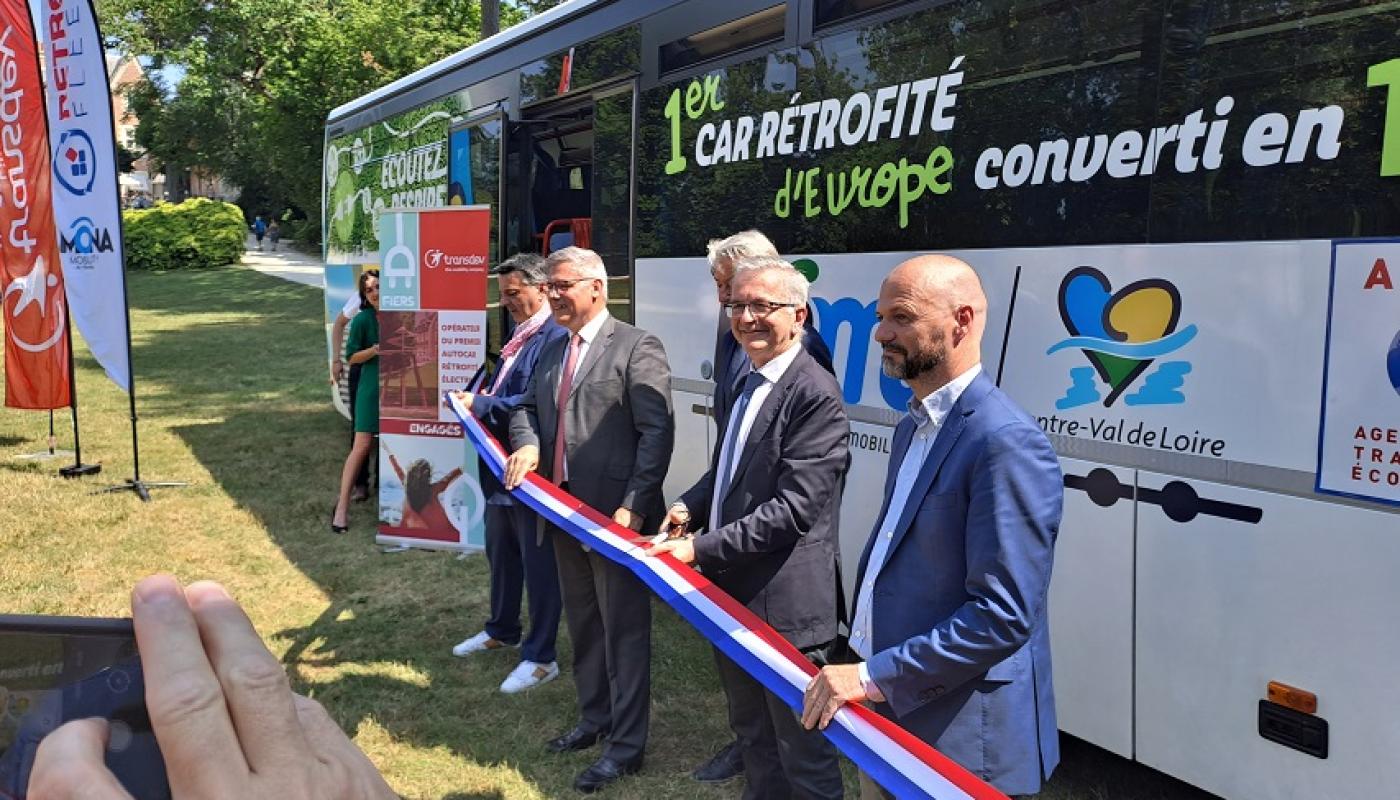 Premier autocar retrofité électrique homologué en Europe