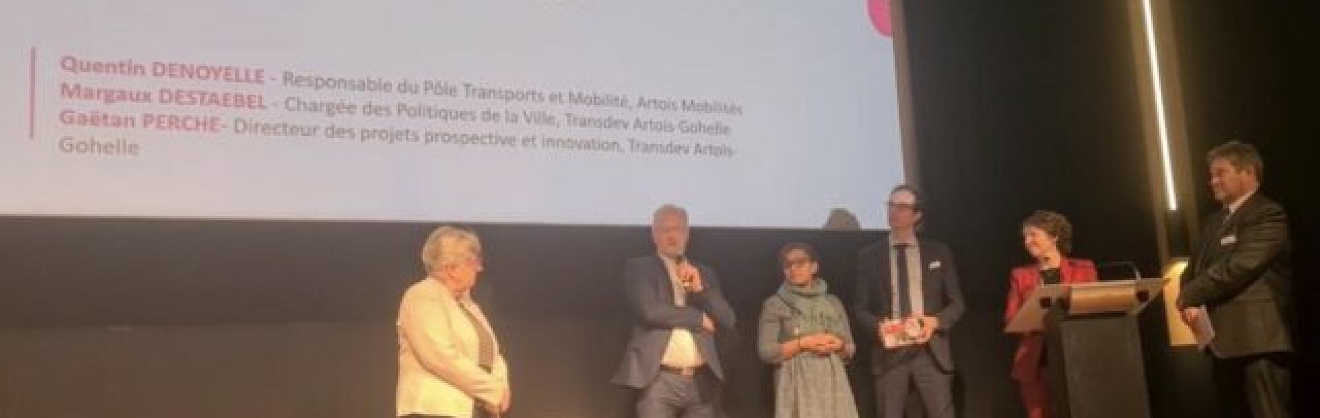Transdev lors de la cérémonie des prix "Challenges de la Rentrée du Transport Public"